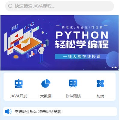 大丰编程培训知识付费小程序开发